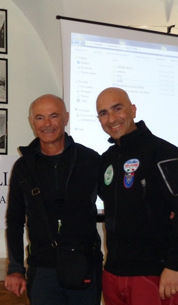 Da sinistra Giuseppe ALBRIZIO (Presidente Club 2000m) e Francesco MANCINI